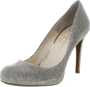 Jessica Simpson Women's Calie Round Toe Classic Heels Pumps Shoes