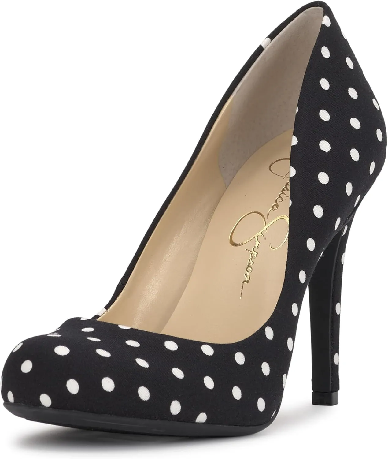 Jessica Simpson Women's Calie Round Toe Classic Heels Pumps Shoes