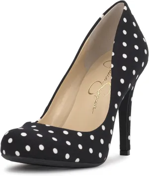 Jessica Simpson Women's Calie Round Toe Classic Heels Pumps Shoes