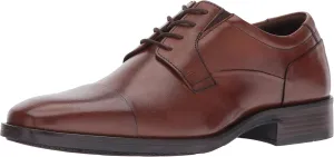 Johnston & Murphy® Lancaster Dress Cap Toe Oxford Work Shoes – Leather Construction – Instep Goring