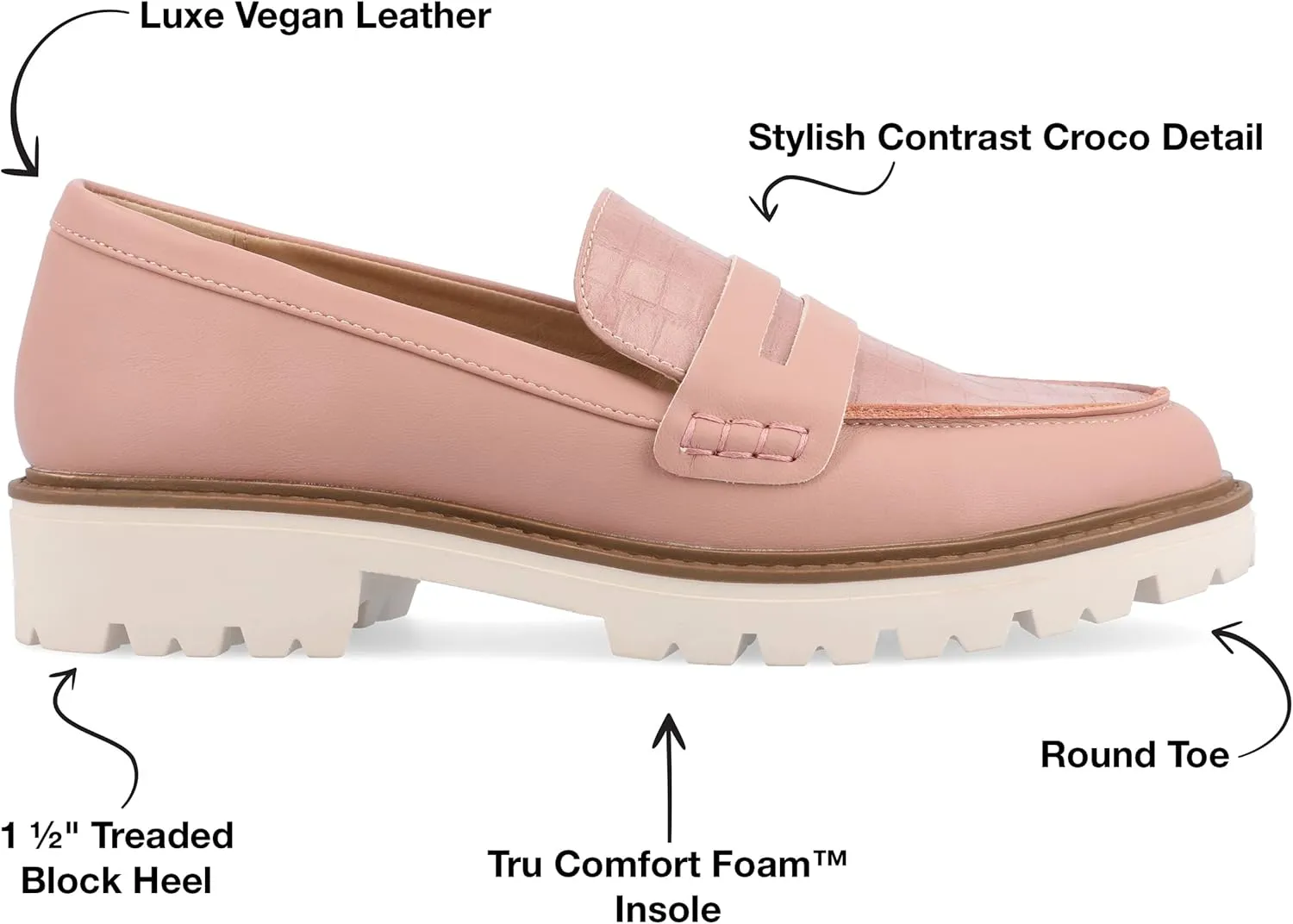 Journee Women's Comfort Foam Kenly Medium and Wide Width Loafer