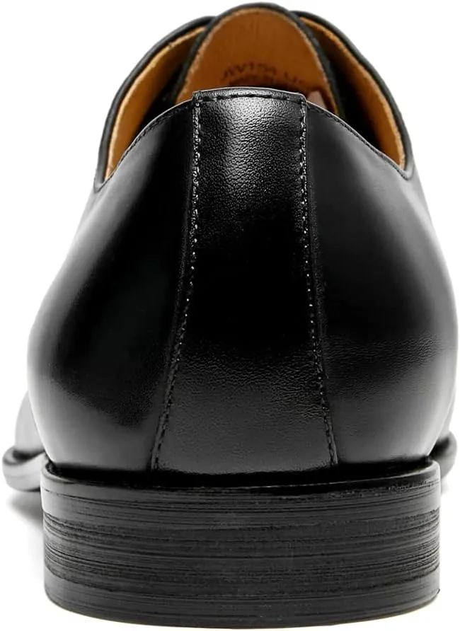 Journey West Mens Dress Shoes with Genuine Leather in Cap-Toe Business Oxford Formal Wedding Shoes for Men