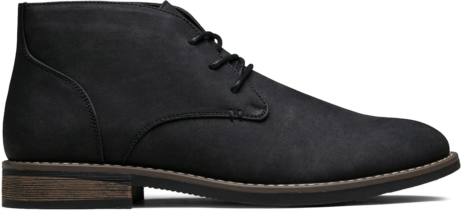 Jousen Men's Chukka Boots Lace Up Desert Ankle Boots Classic Causal Dress Boots for Men