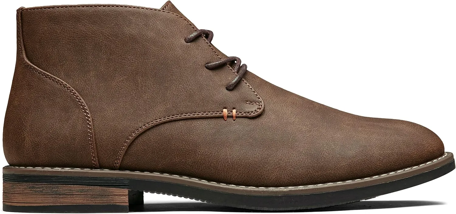 Jousen Men's Chukka Boots Lace Up Desert Ankle Boots Classic Causal Dress Boots for Men