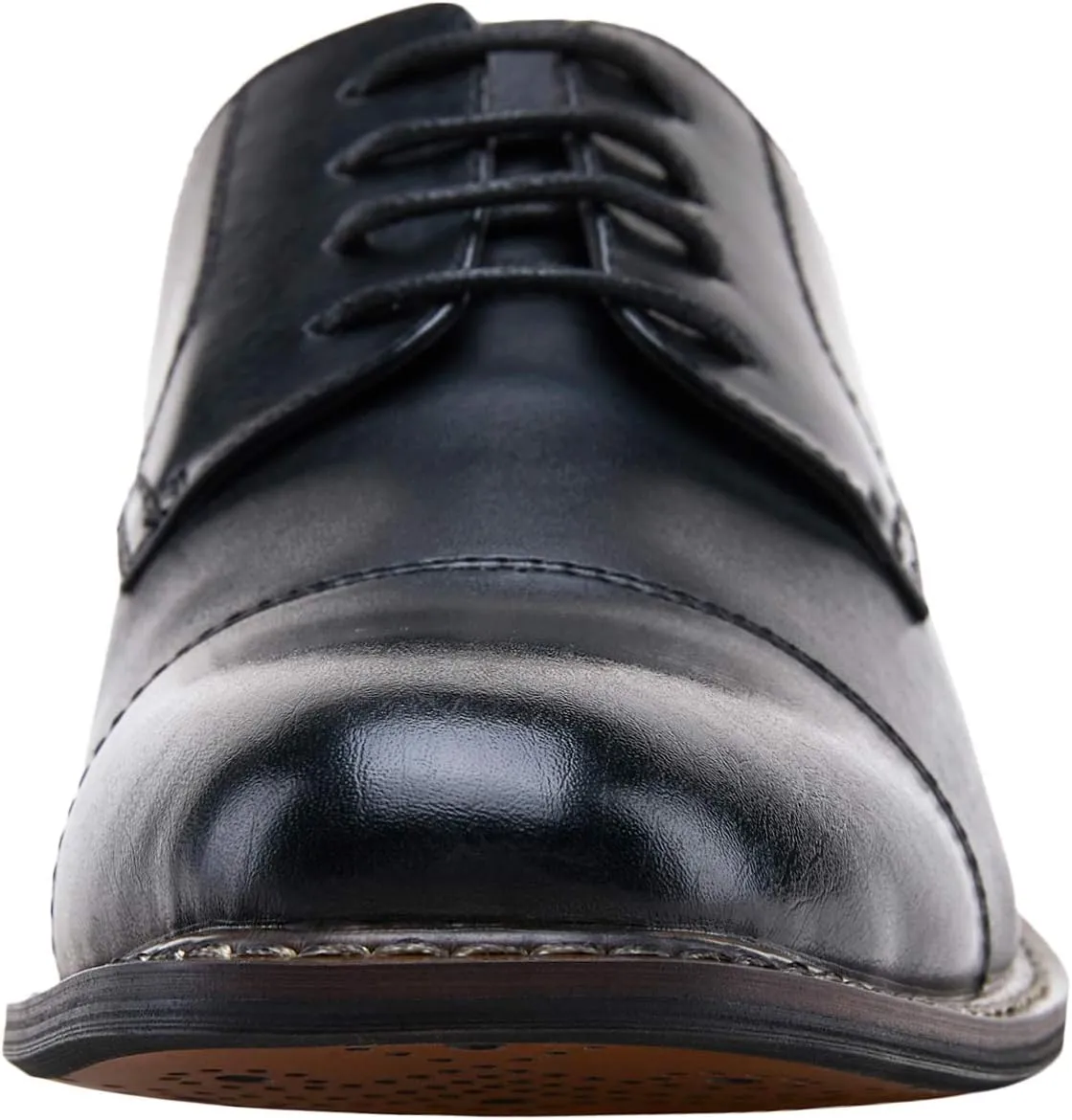 Jousen Men's Dress Cap Toe Wingtip Brogue Oxford Formal Shoes for Business and Derby Occasions
