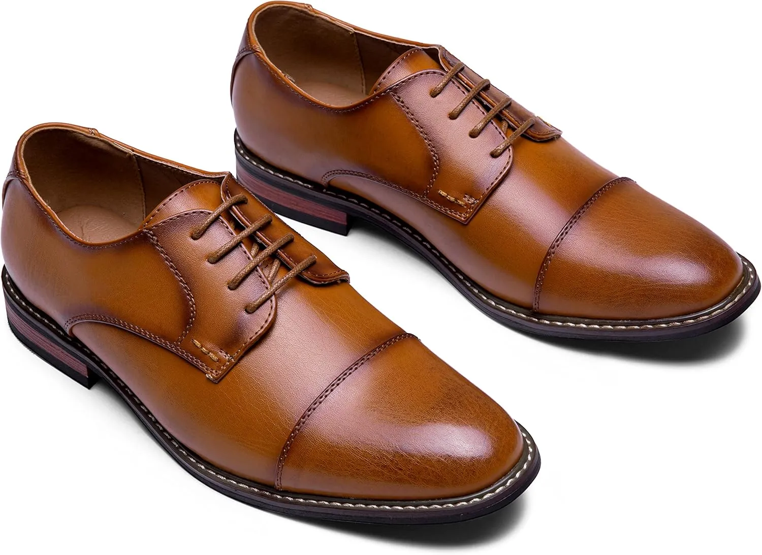 Jousen Men's Dress Shoes Classic Oxfords Formal Business Shoes Modern Derby Oxford