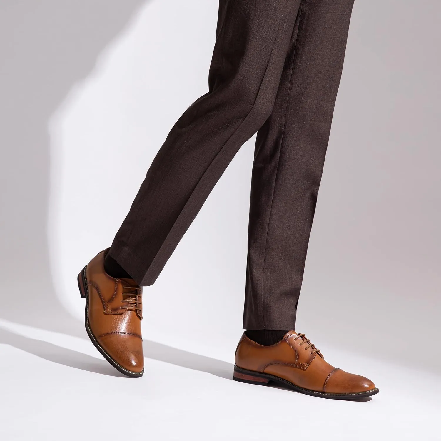 Jousen Men's Dress Shoes Classic Oxfords Formal Business Shoes Modern Derby Oxford