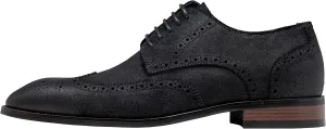 Jousen Men's Dress Shoes Leather Formal Business Oxford Derby Shoes Brogue Wingtip Retro Dress Shoes for Men