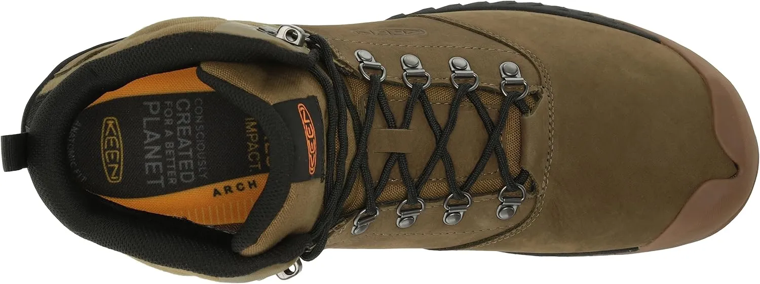 KEEN Men's Nxis Explore Mid Height Waterproof Fast Packing Hiking Boots