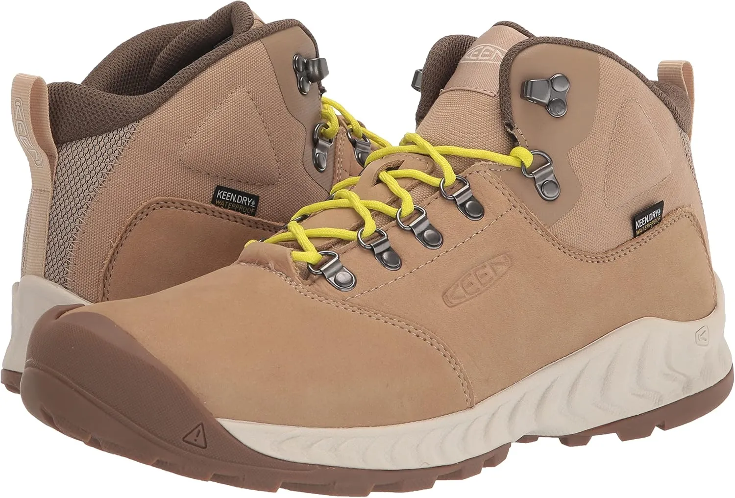 KEEN Men's Nxis Explore Mid Height Waterproof Fast Packing Hiking Boots