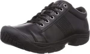 KEEN Utility Men's PTC Oxford Low Height Non Slip Kitchen Food KEEN Utility Shoe, Black, 10 US