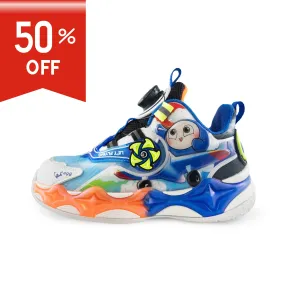 Kids' Led Sneakers with Rotating Buckle and Flywheel – 6267Blue
