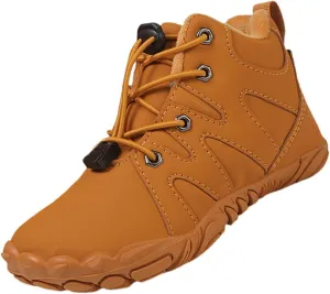 Kids Water Proof Barefoot Shoes for Boys Girls Fall Winter Warm 𝐐uick 𝗗ry Shoe Toddler Slip on Wide Toe Box Hiking