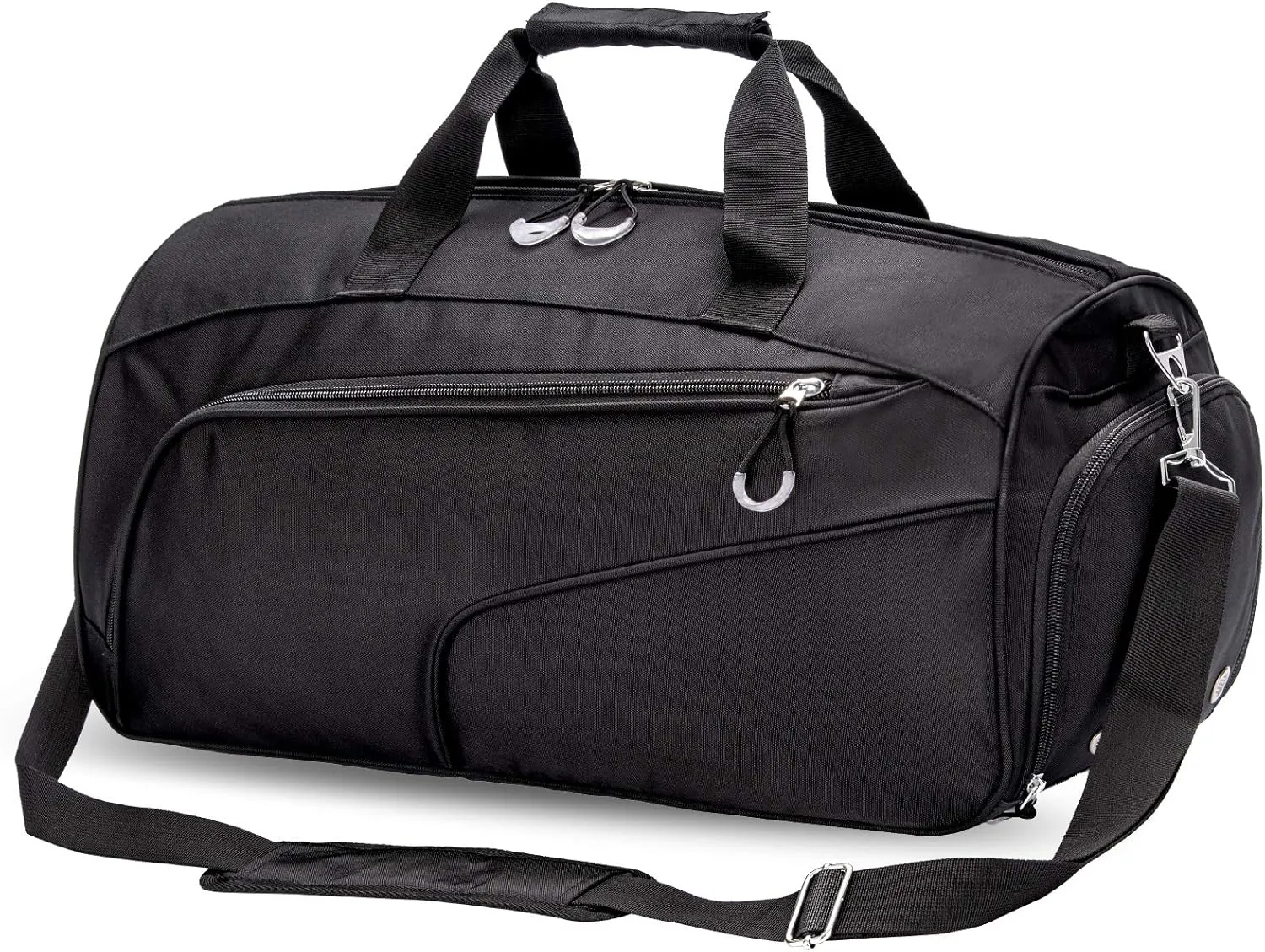 Kuston Sports Gym Bag with Shoes Compartment &Wet Pocket Gym Duffel Bag Overnight Bag for Men and Women