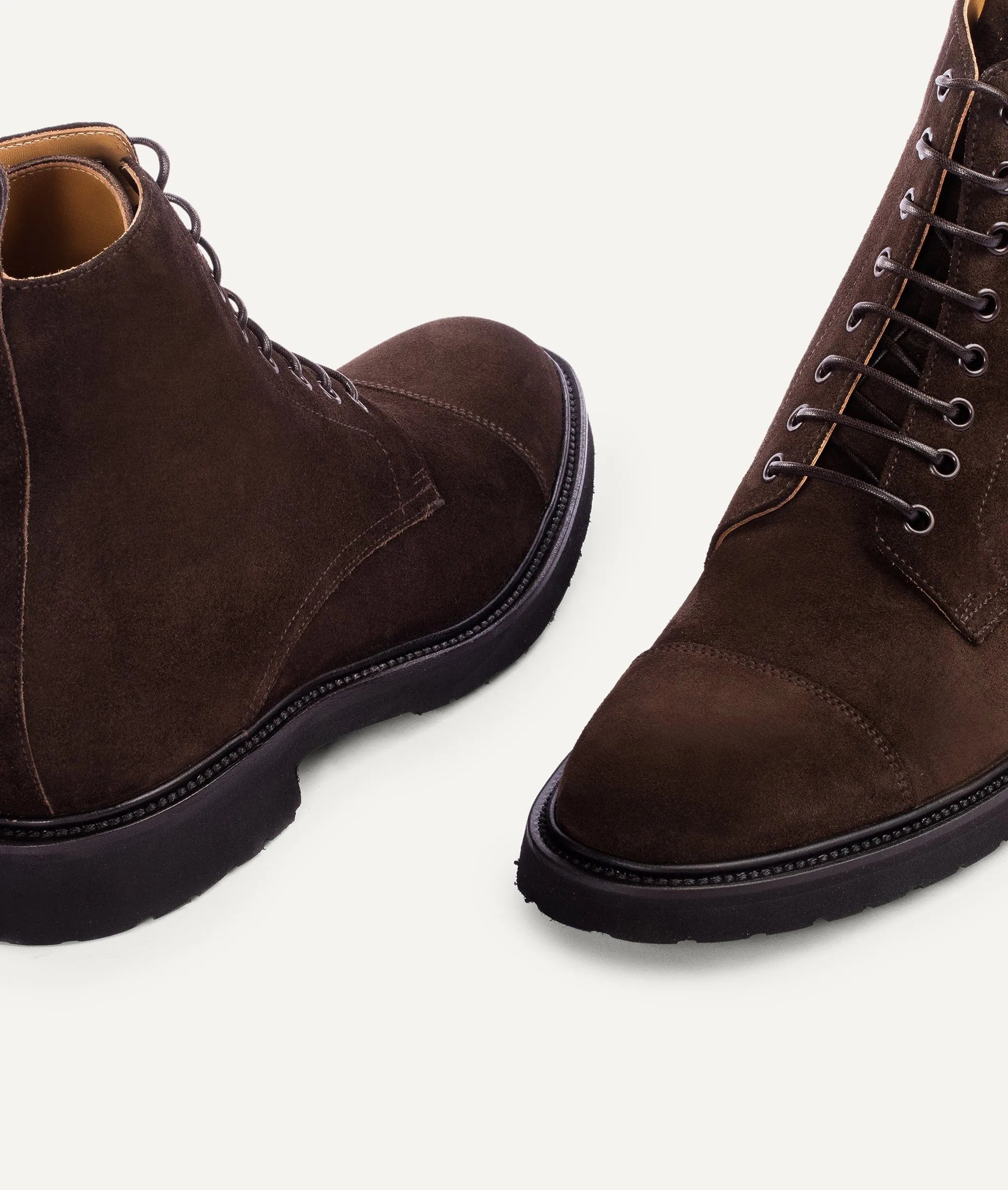 Lace-Up Boot in Suede