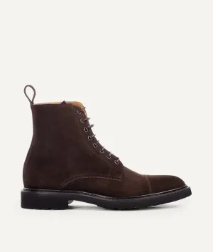 Lace-Up Boot in Suede