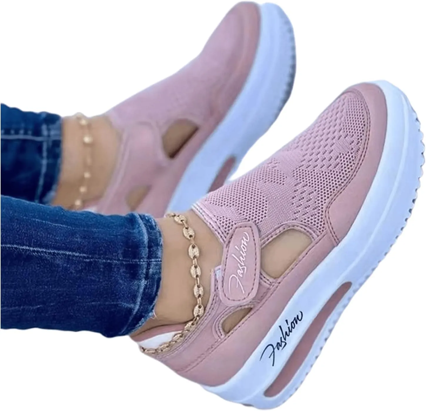 Ladmiple Sneakers For Women Slip On Wide Width Loafers Canvas Shoes Fashion Dressy Casual Summer Flats Walking Sneakers