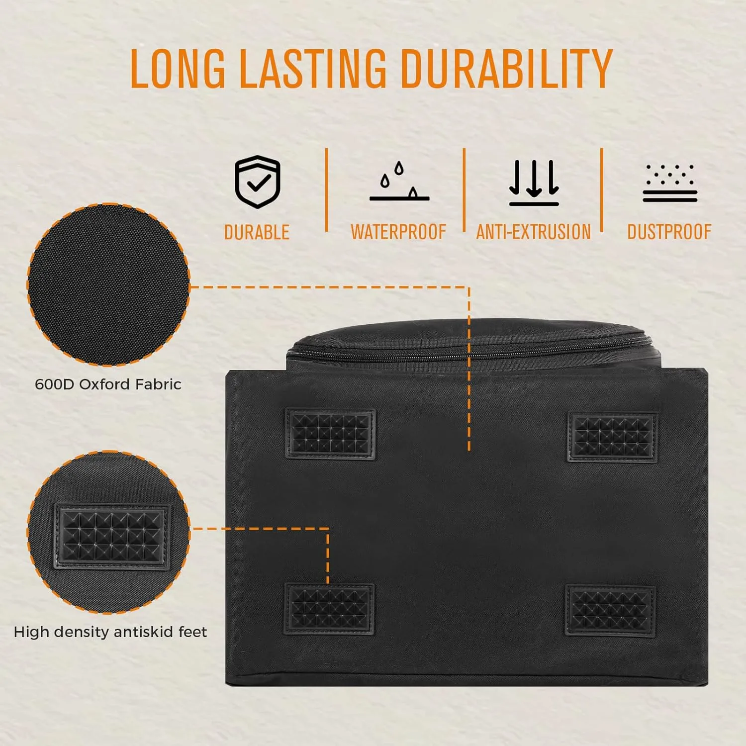 Large Hat Bag for Baseball Caps, Hat Organizer Bag for Traveling & Moving, Storing Snapback Cap, Portable Hat Carrier Holder Case for 20-24 Caps (Black)