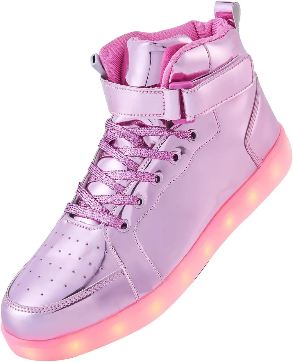 Led Light Up Shoes for Kids High Top Sneakers for Boys Girls Hip-Hop Dancing Shoes for Halloween Christmas Party with USB Charging