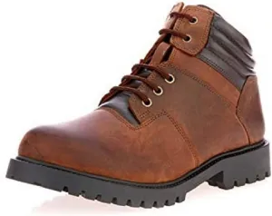 LIBERTYZENO Mens Genuine Leather Ankle Length Hiking Desert Boot Shoes