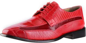 LIBERTYZENO Mens Wingtip Brogue Genuine Leather Adults Lace Up Oxford Dress Shoes for Easter Gift LS-1105