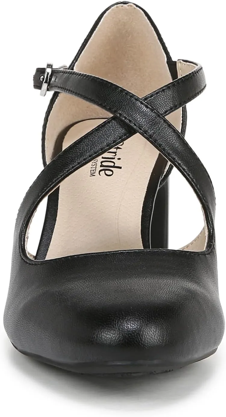 LifeStride Womens Classic Strappy Block Heel