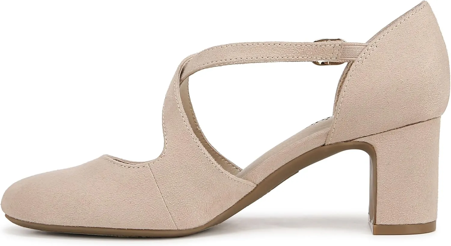 LifeStride Womens Classic Strappy Block Heel