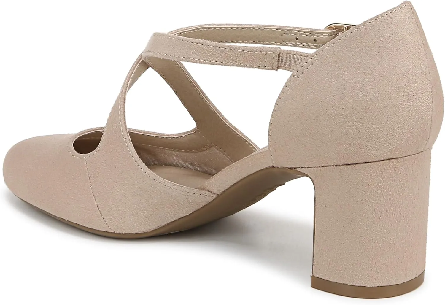 LifeStride Womens Classic Strappy Block Heel