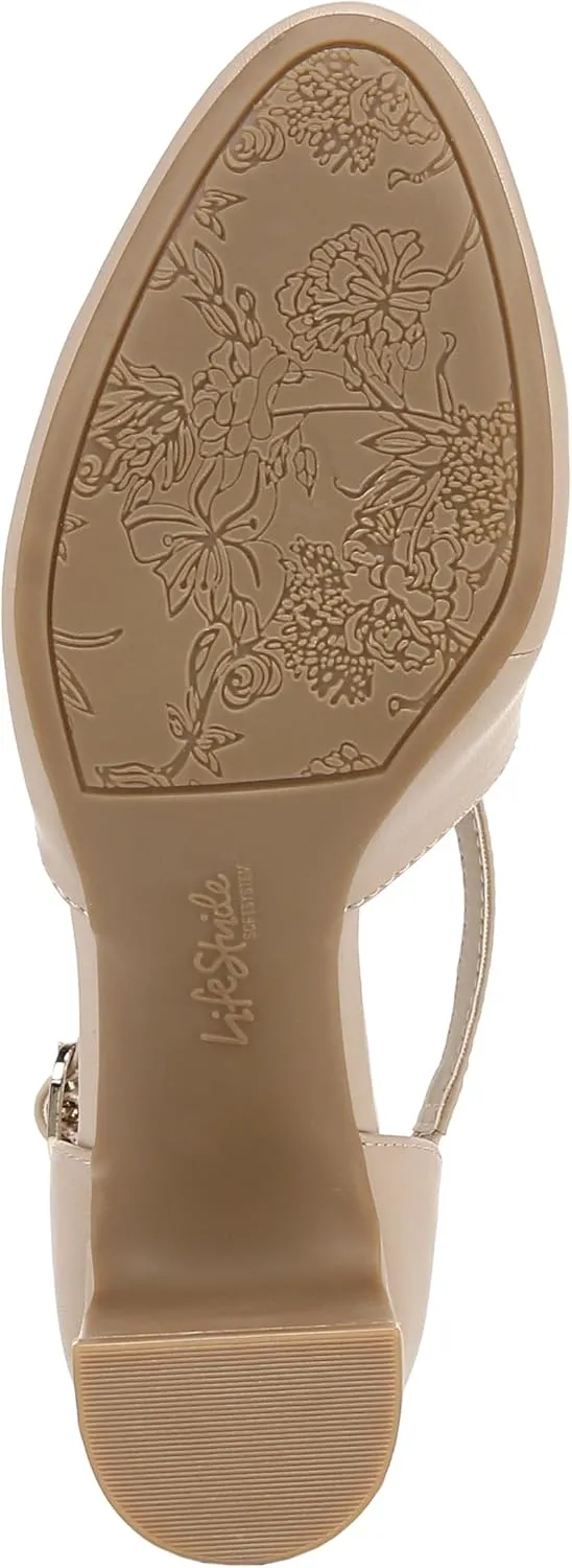 LifeStride Womens Classic Strappy Block Heel