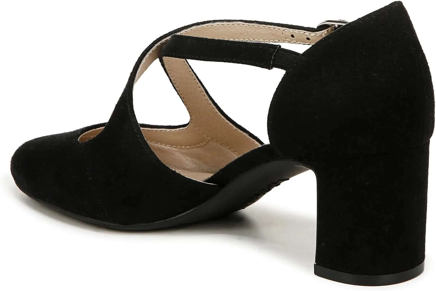 LifeStride Womens Classic Strappy Block Heel