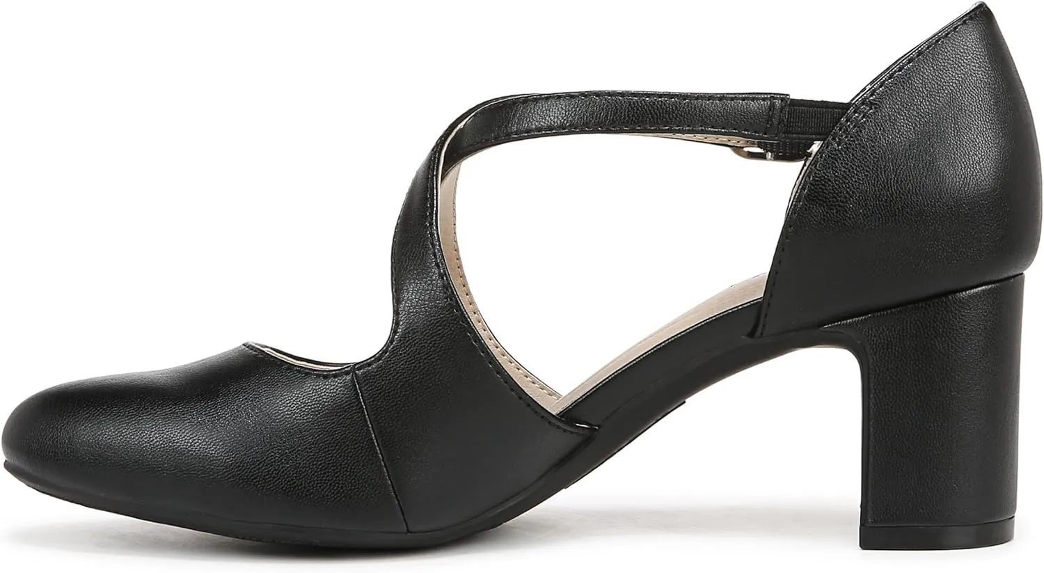 LifeStride Womens Classic Strappy Block Heel