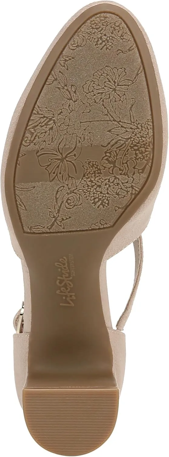 LifeStride Womens Classic Strappy Block Heel
