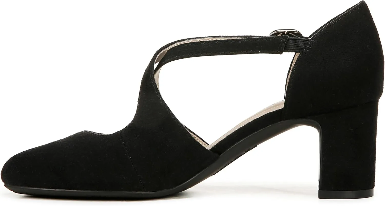 LifeStride Womens Classic Strappy Block Heel