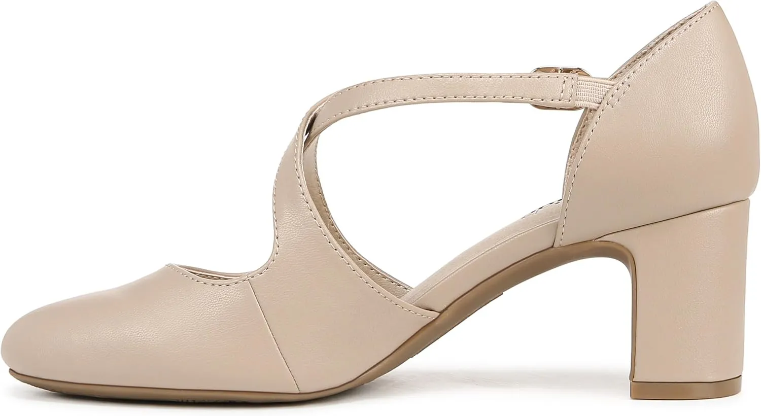LifeStride Womens Classic Strappy Block Heel