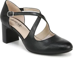 LifeStride Womens Classic Strappy Block Heel