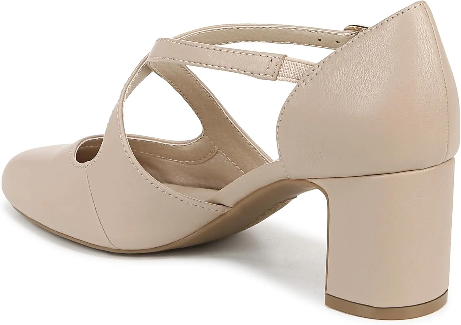 LifeStride Womens Classic Strappy Block Heel