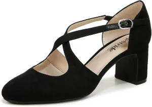 LifeStride Womens Classic Strappy Block Heel