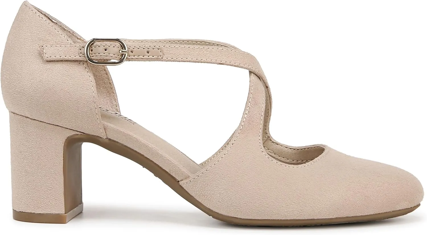 LifeStride Womens Classic Strappy Block Heel