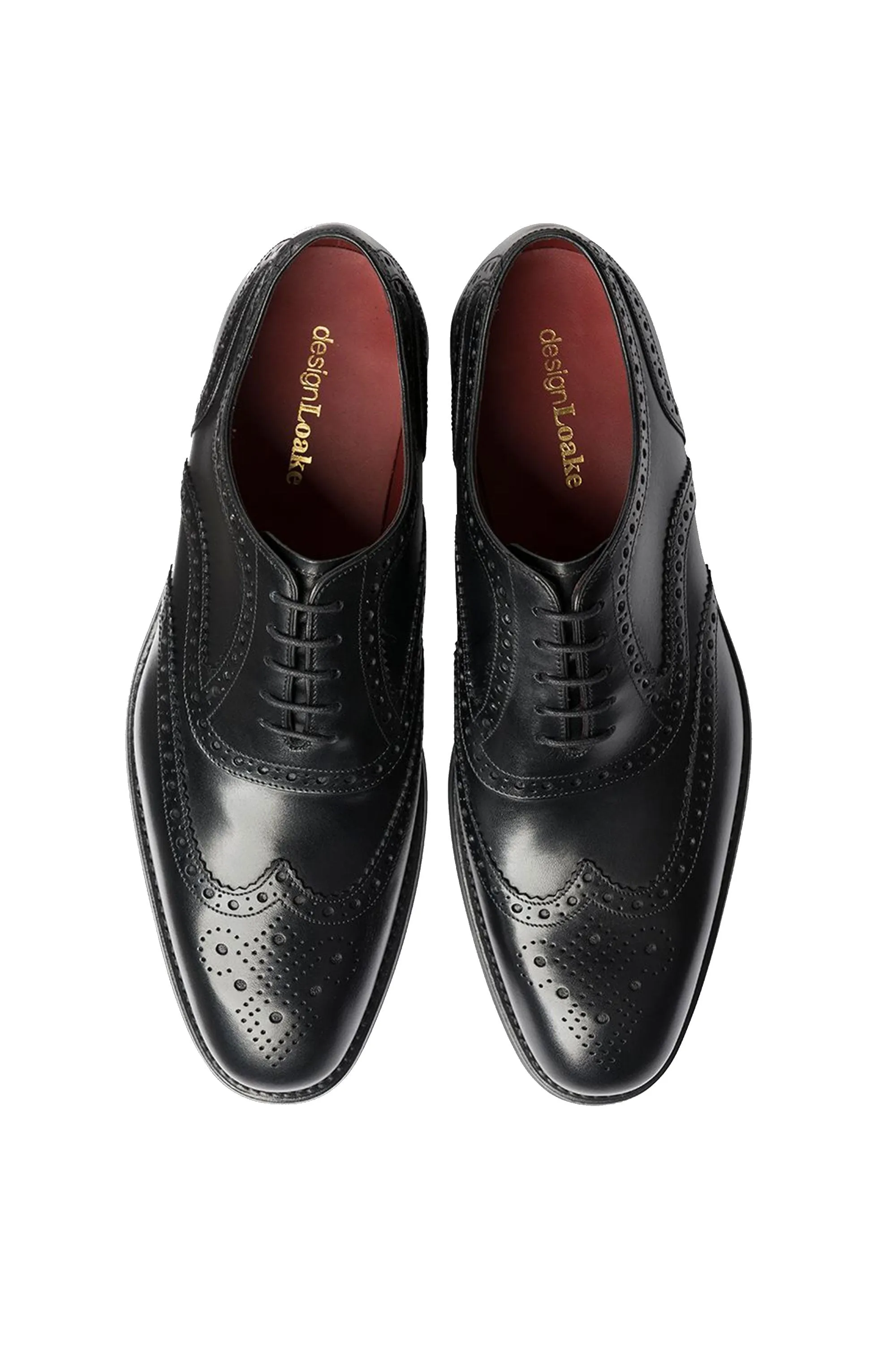 Loake Kerridge Brogue Shoe Black