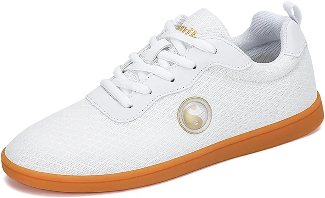 Martial Arts Shoes, Men's Tai-Chi Kung-Fu Trainers Non-Slip Breathable Fitness Shoes Outdoor Taekwondo Training Shoes