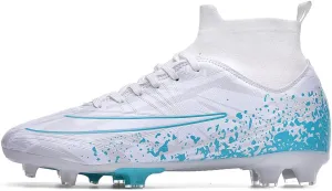 Maylrvjv Men's Soccer Cleats Football Shoes Comfortable Indoor and Outdoor Training Sports Sneakers