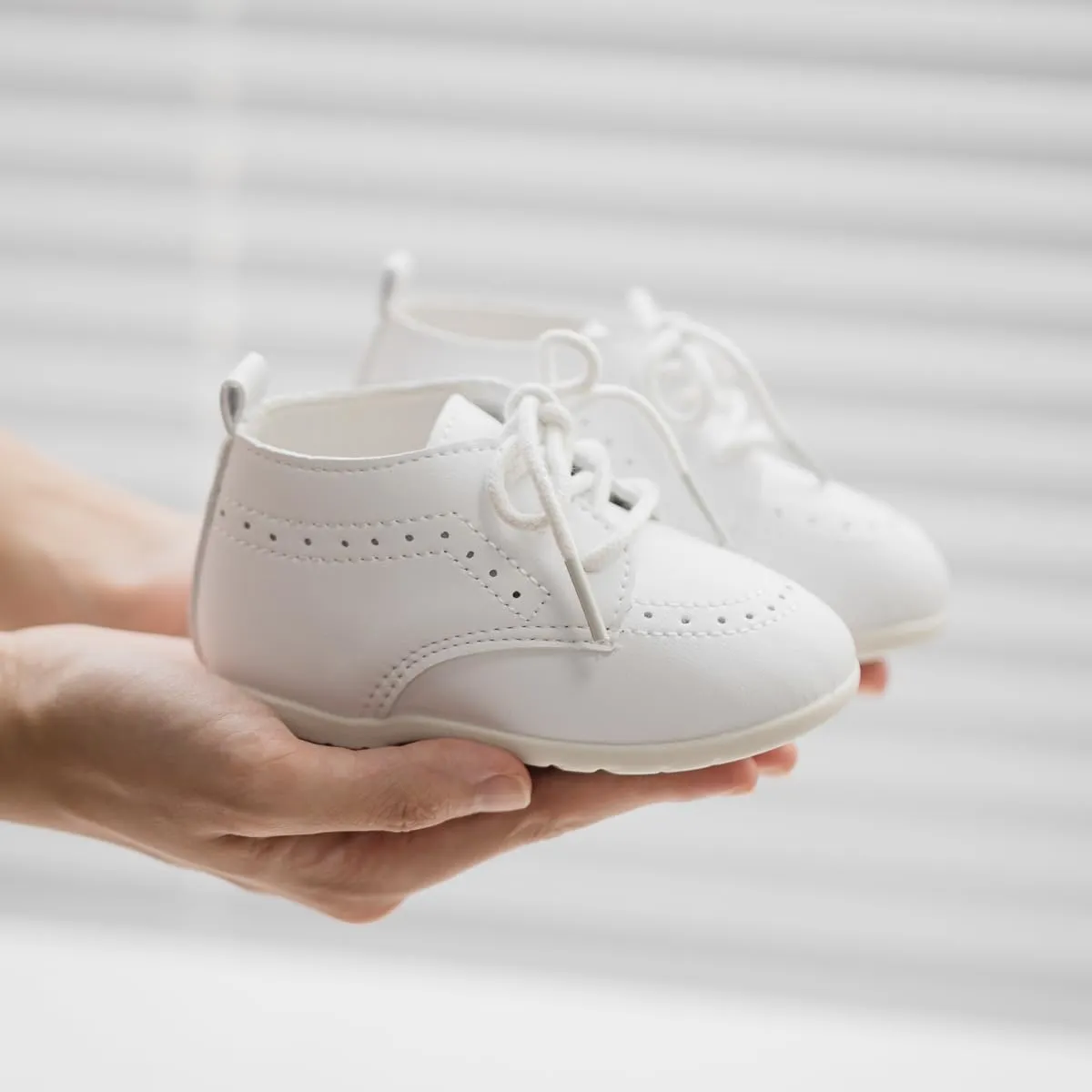 Meckior Infant Baby Boys Girls Classic PU Leather Wedding Loafers Brogue Toddler Oxford Dress Shoes First Steps Walking Flat Lazy Crib Shoe