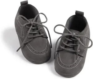Meckior Infant Baby Boys Girls Classic PU Leather Wedding Loafers Brogue Toddler Oxford Dress Shoes First Steps Walking Flat Lazy Crib Shoe