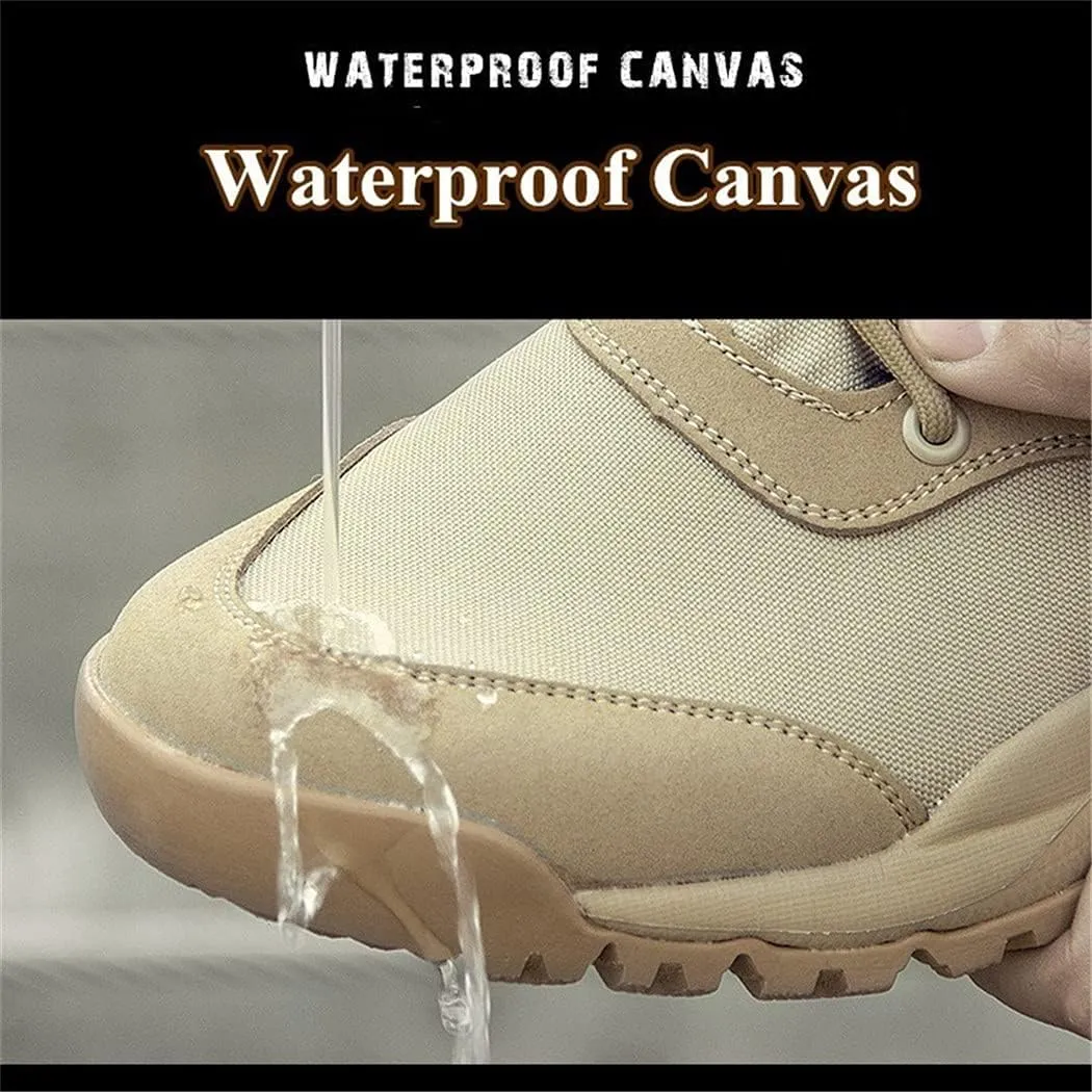 Men Ultrallight Outdoor Climbing Shoes, Tactical Training Army Boots, Summer Breathable Mesh Hiking Desert Boot