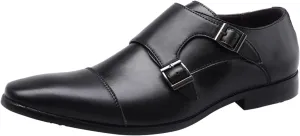 Men Wide Formal Loafers Shoes Mens Shoes Business Leather Shoes Fashion Retro Solid Mens Casual Oxford Shoes Black