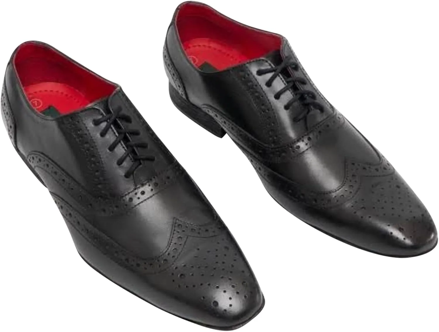 Mens 5 Eye Brogue Oxford Shoes