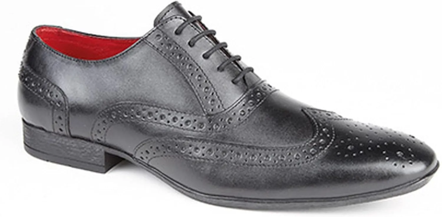 Mens 5 Eye Brogue Oxford Shoes