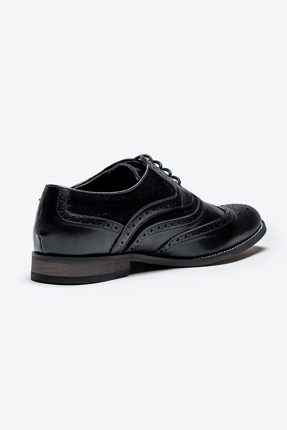 Men’s & Boys Suede-Leather Wingtip Brogue Oxford Shoes for Weddings & All Occasions