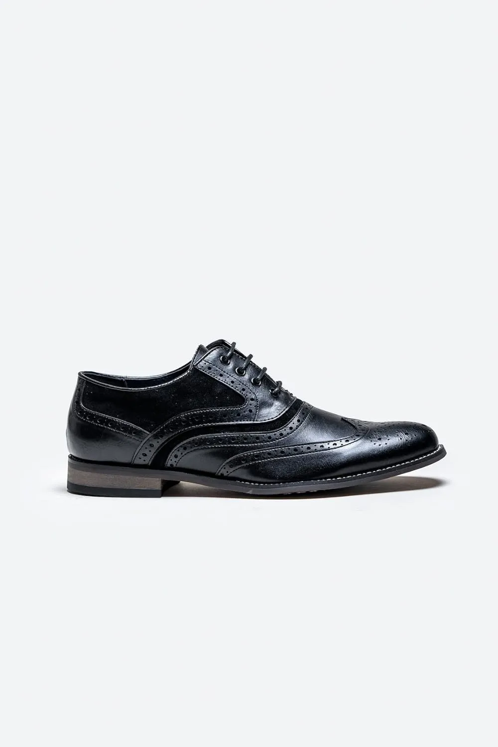 Men’s & Boys Suede-Leather Wingtip Brogue Oxford Shoes for Weddings & All Occasions