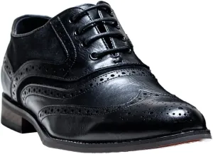 Men’s & Boys Suede-Leather Wingtip Brogue Oxford Shoes for Weddings & All Occasions